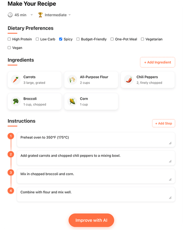 3. Chatless (Generative UI integrated into application UI)