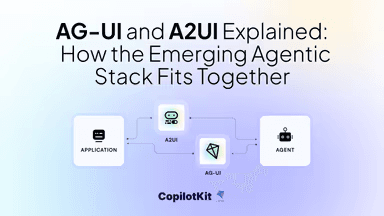 AG-UI and A2UI Explained: How the Emerging Agentic Stack Fits Together