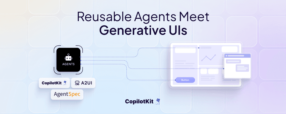 Reusable Agents Meet Generative UIs
