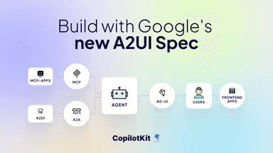Build with Google's new A2UI Spec: Agent User Interfaces with A2UI + AG-UI