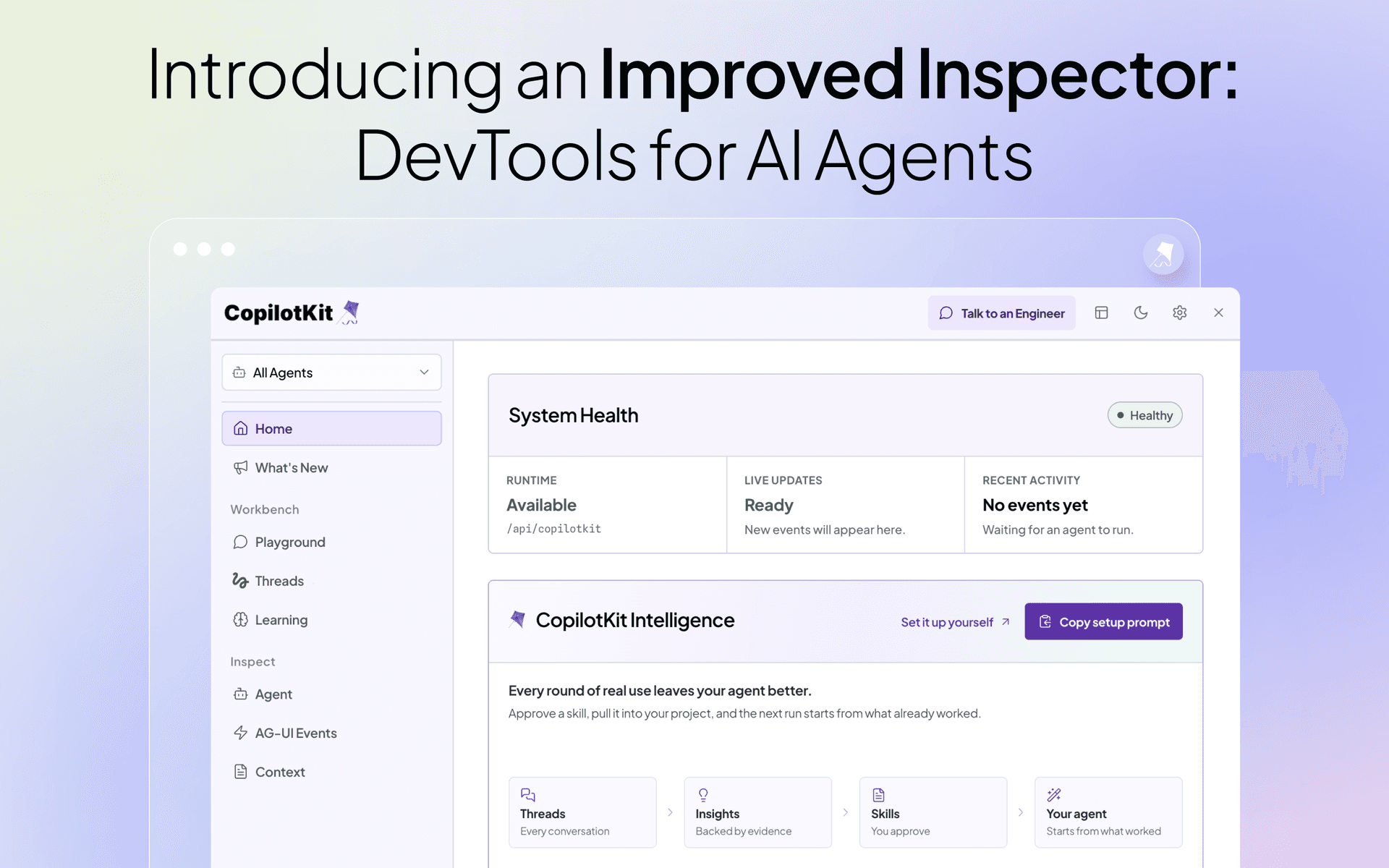 New and improved Inspector: DevTools for AI Agents, now with Automatic Learning