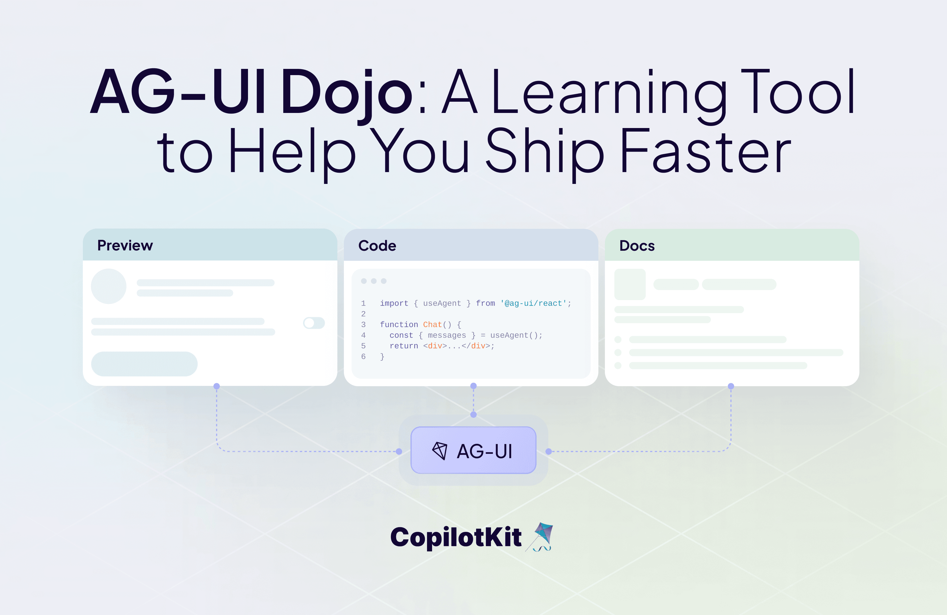 Introducing the AG-UI Dojo: A Learning Tool to Help You Ship Faster
