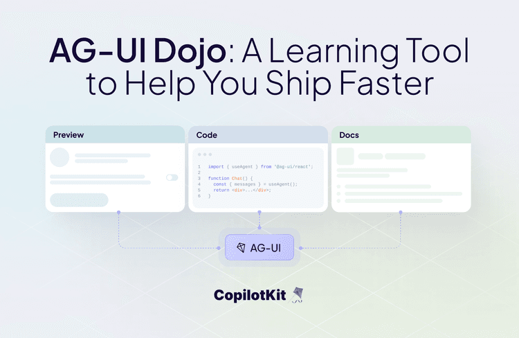 Introducing the AG-UI Dojo: A Learning Tool to Help You Ship Faster