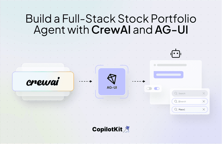 Build a Fullstack Stock Portfolio Agent with CrewAI and AG-UI