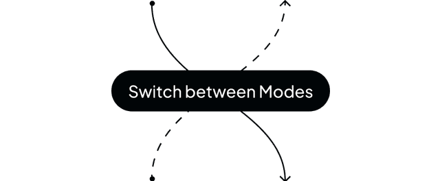 Switch modes mobile